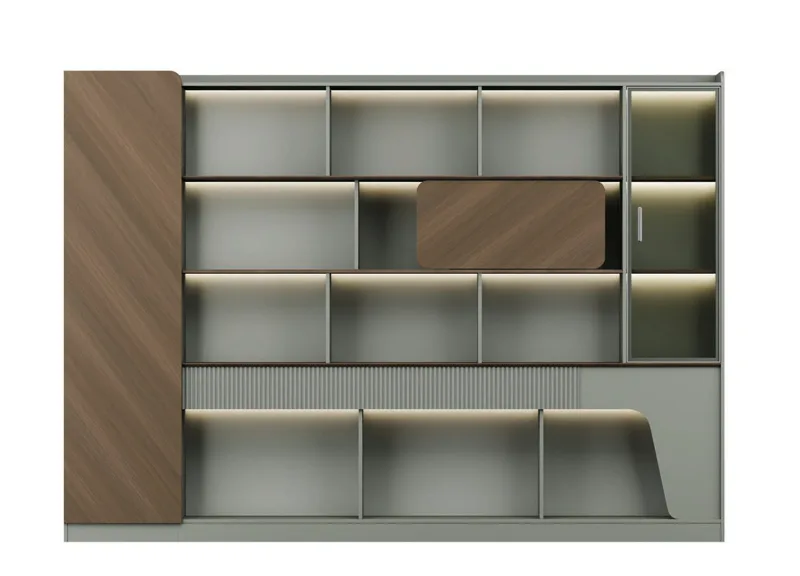 Bookcase - Colorful Wood Grain