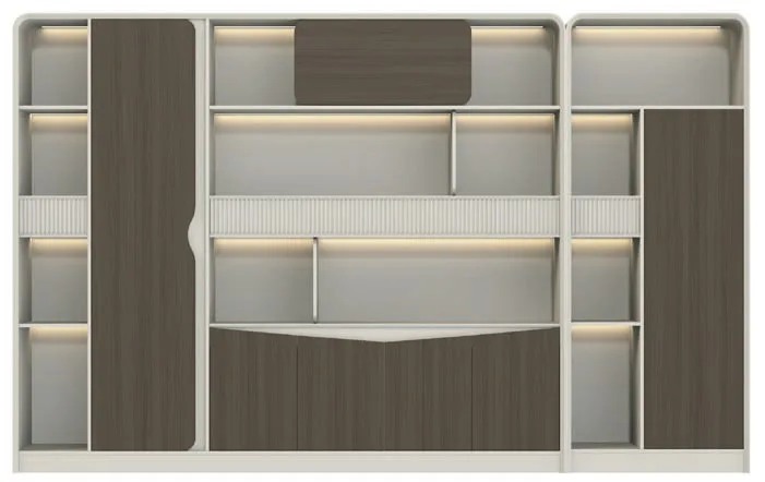 Executive Desk with Side Cabinet - Swedish Series